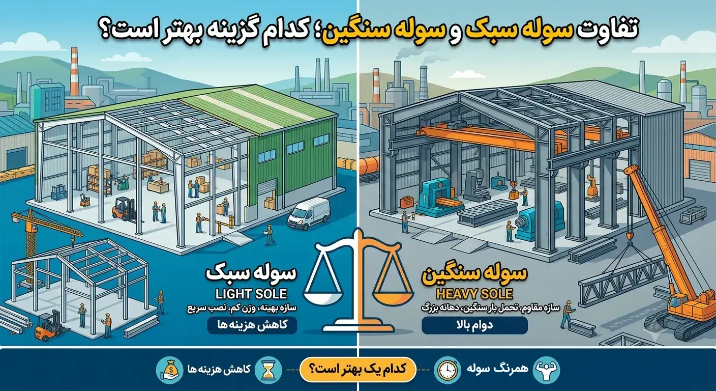 تفاوت سوله سبک و سوله سنگین؛ کدام گزینه بهتر است