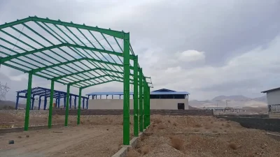 پروژه ساخت سوله آقای حسینی اراک