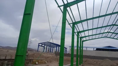 پروژه ساخت سوله آقای حسینی اراک