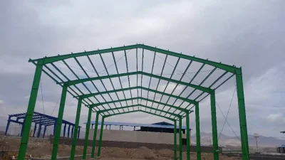 پروژه ساخت سوله آقای حسینی اراک
