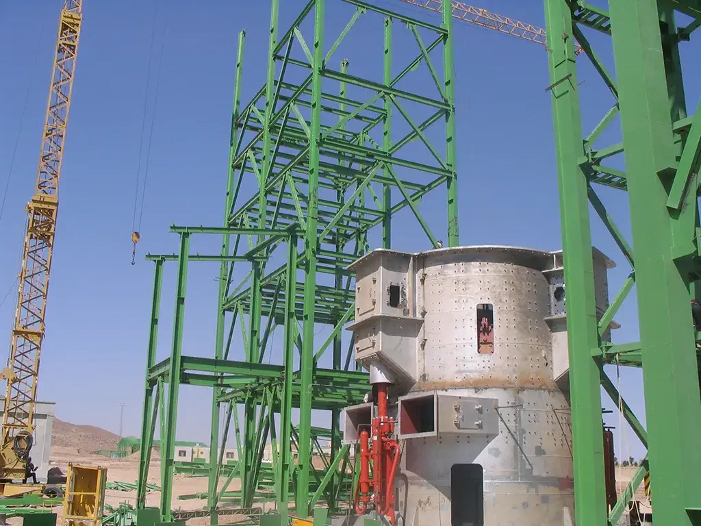 پروژه اسکلت فلزی کارخانه سیمان سبزوار