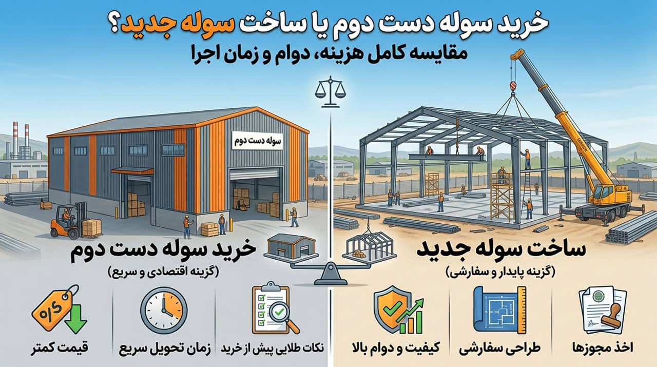 خرید سوله دست دوم یا ساخت سوله جدید